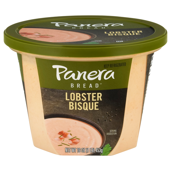 Panera Bread Lobster Bisque Soup Refrigerated
