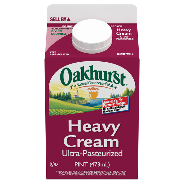 Oakhurst Ultra-Pasteurized Heavy Cream