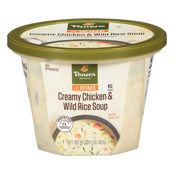 Save on Panera Bread at Home Soup Creamy Chicken & Wild Rice Order