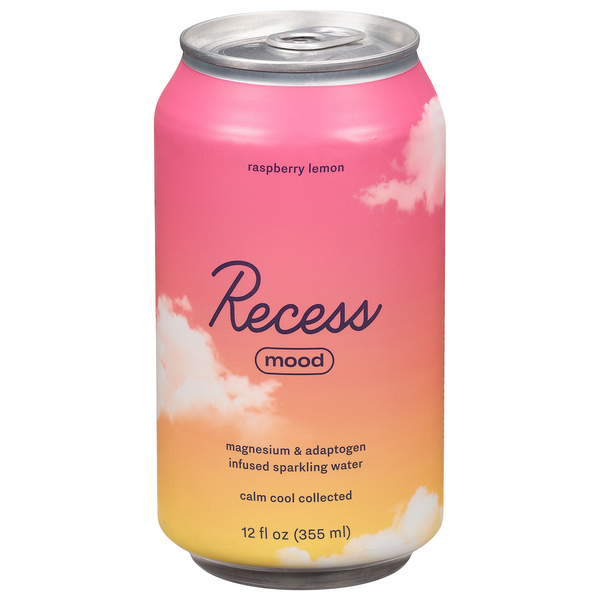 Save on Recess Mood Raspberry Lemon Infused Sparkling Water Order