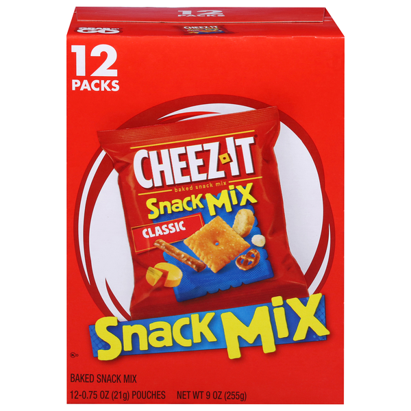 Cheez-It Classic Snack Mix Packs - 12 ct