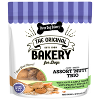 Three Dog Bakery Assort Mutt Trio Soft Baked Dog Treats