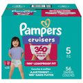 Pampers Cruisers 360 Size 5 Baby Diapers 27+ lb