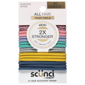 Scunci No Damage Tight Hold Hair Elastics Assorted Colors