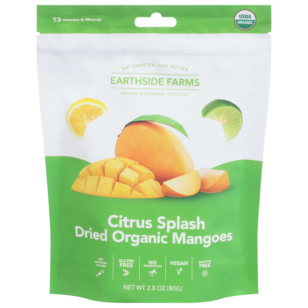 Earthside Farms Organic Dried Citrus Splash Mangoes