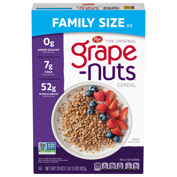 Post Grape-Nuts Original Fiber Whole Grain Cereal