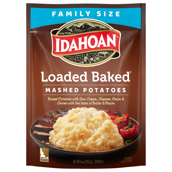 Idahoan Loaded Baked Mashed Potatoes Family Size