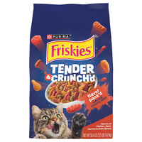 Friskies Tender & Crunchy Combo Chicken Beef & Carrots Adult Dry Cat Food