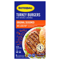 Butterball Turkey Burgers Original Seasoned - 6 ct Frozen