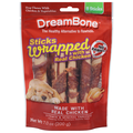 DreamBone Wrap Sticks Vegetable/Chicken Rawhide Free Mini Dog Chews - 8 ct