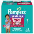 Pampers Cruisers 360 Size 7 Baby Diapers 41+ lb
