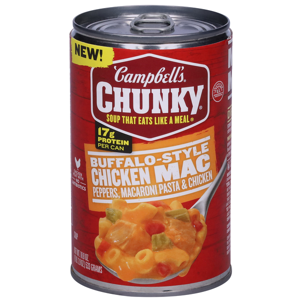 Campbell's Chunky Buffalo-Style Chicken Mac Soup
