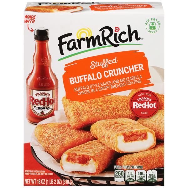 Save on Farm Rich Stuffed Buffalo Cruncher Frozen Order Online
