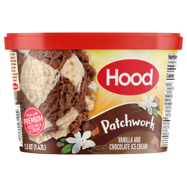 Hood Patchwork Vanilla & Chocolate Ice Cream