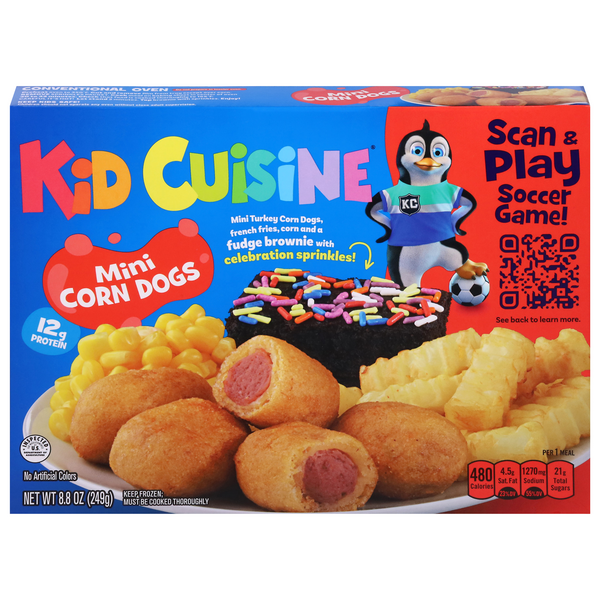 Kid Cuisine Mini Corn Dogs Protein Frozen Meal