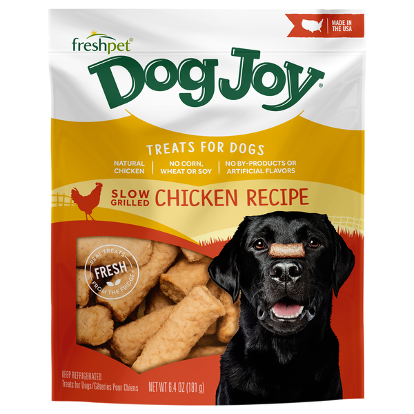 Freshpet Dog Joy Slow Grilled Chicken Recipe Refrigerated Dog Treats