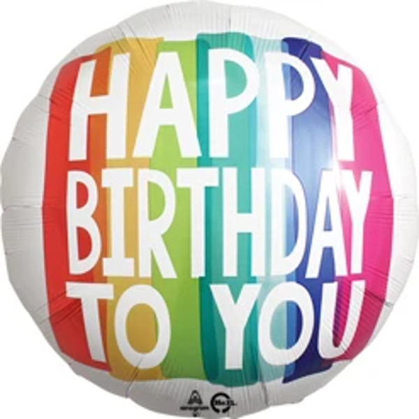 Anagram Happy Birthday Jumbo Shape Balloon (Assorted Colors & Styles)