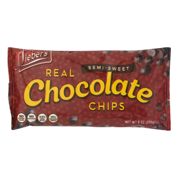 Lieber's Semi-Sweet Real Chocolate Baking Morsel Chips