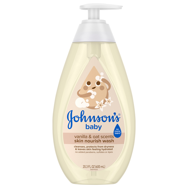 Johnson's Baby Vanilla & Oat Skin Nourish Moisture Wash