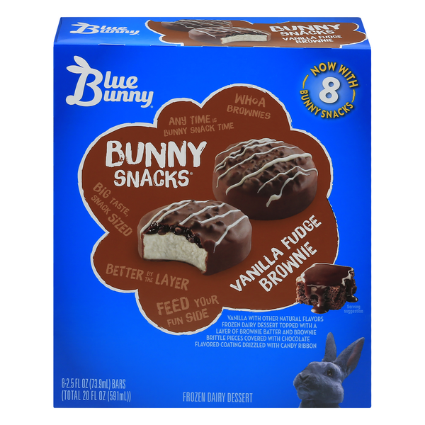 blue bunny brownie
