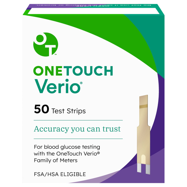 OneTouch Verio Blood Glucose Test Strips