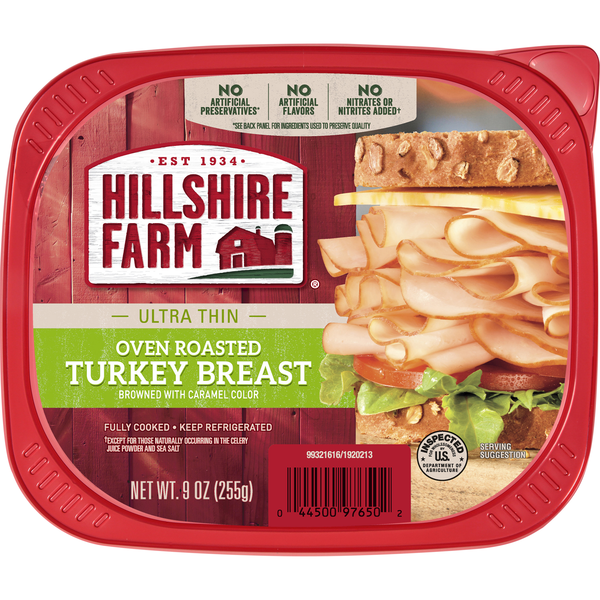 Hillshire Farm Oven Roasted Turkey Breast Ultra Thin Sliced