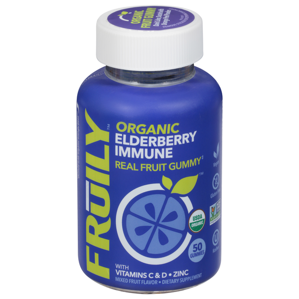 Save on Fruily Immune Elderberry Gummies Mixed Fruit Flavor Organic