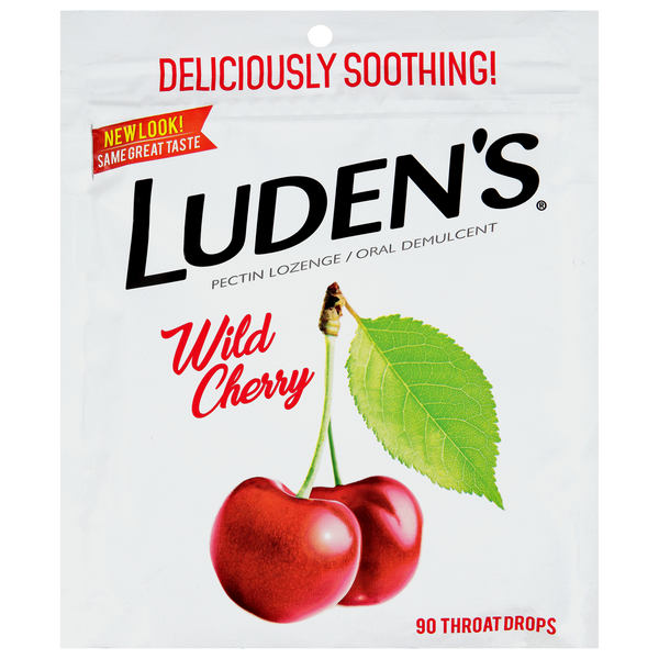 Luden's Throat Drops Wild Cherry