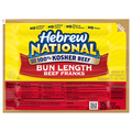 Hebrew National 100% Kosher Bun Length Beef Franks - 6 ct