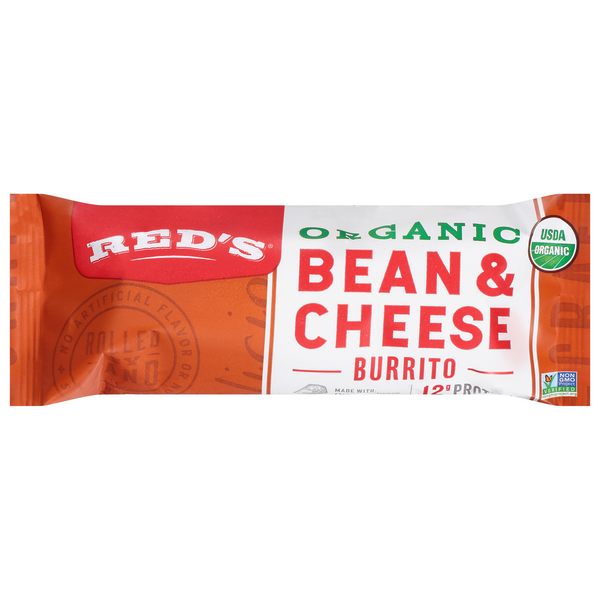 Save on Red's Burrito Bean & Cheese Organic Frozen Order Online Delivery GIANT
