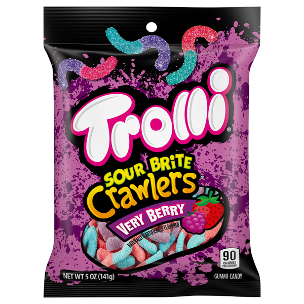 Trolli Sour Bite Crawlers Very Berry Gummi Candy