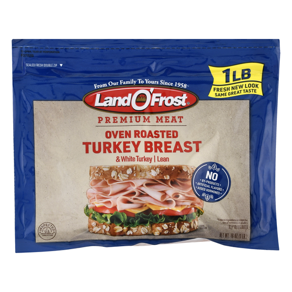 Land O'Frost Premium Lean Oven Roasted Turkey Breast Sliced