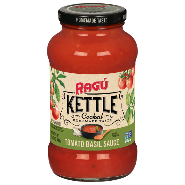 RAGU Kettle Cooked Tomato Basil Pasta Sauce