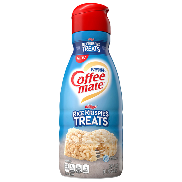 Save on Nestle Coffeemate Flavored Coffee Creamer Rice Krispies Treats