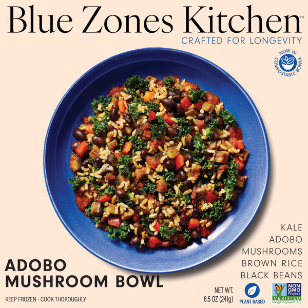 Blue Zones Kitchen Adobo Mushroom Bowl Frozen