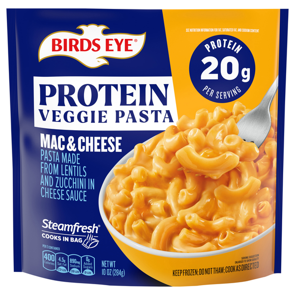 Birds Eye Steamfresh Veggie Mac & Cheese Elbows with Cheddar Cheese Sauce