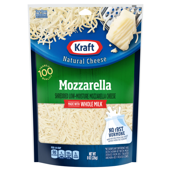 Kraft Whole Milk Shredded Mozzarella Cheese