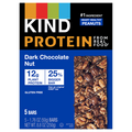 KIND Gluten Free Dark Chocolate Nut 12g Plant Protein Bars - 5 ct