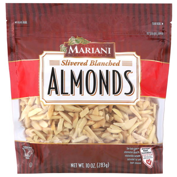 Mariani Almonds Slivered Blanched Gluten Free