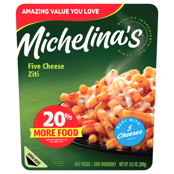 Michelina's Five Cheese Ziti Frozen Meal