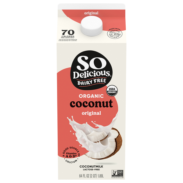 So Delicious Organic Dairy Free Original Coconutmilk