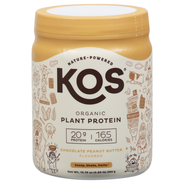 Save on KOS Plant Protein Powder Chocolate Peanut Butter Organic Order