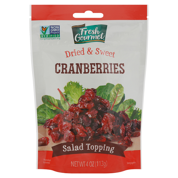 Fresh Gourmet Dried & Sweet Cranberries Salad Topping