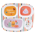 Smart Living Harvest Divided Plate Happy Fall Gourd