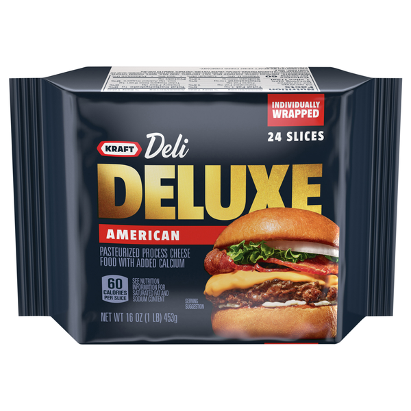 Kraft Deli Deluxe American Cheese Slices - 24 ct