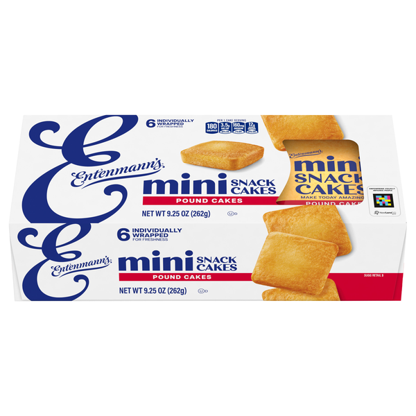 Entenmann's Bakers Delights Mini Pound Cakes - 6 ct