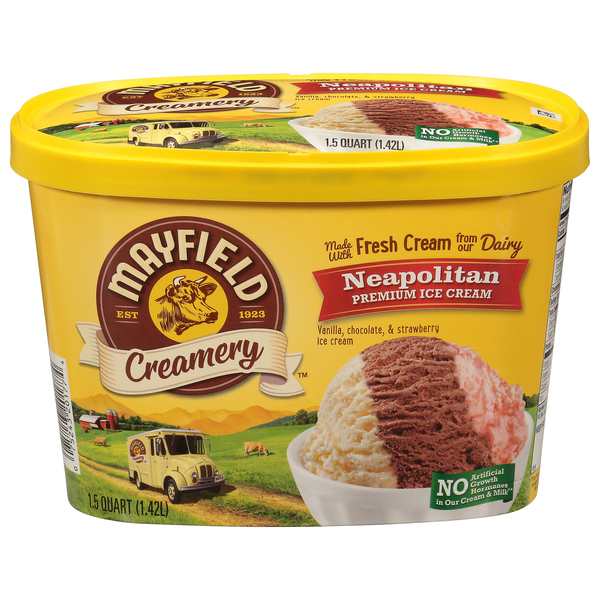 Mayfield Creamery Neapolitan Premium Ice Cream