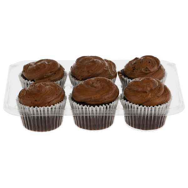 Hannaford Bakery Chocolate Cupcakes - 6 ct