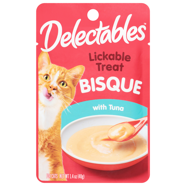 Delectables Bisque with Tuna Lickable Cat Treat