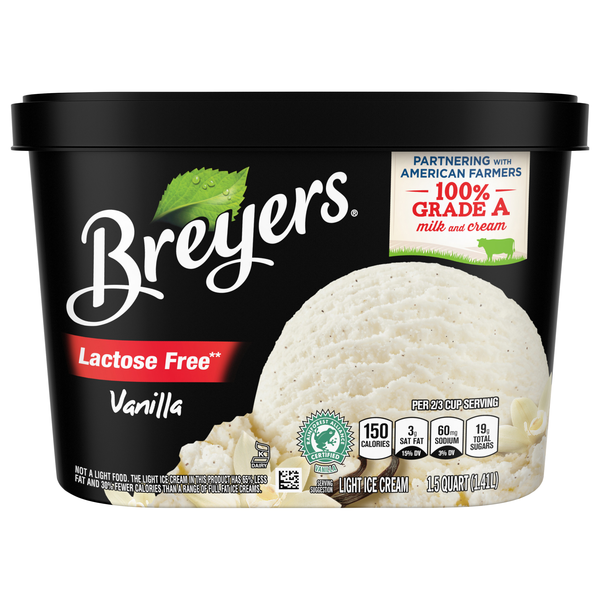 Breyers Lactose Free Vanilla Ice Cream
